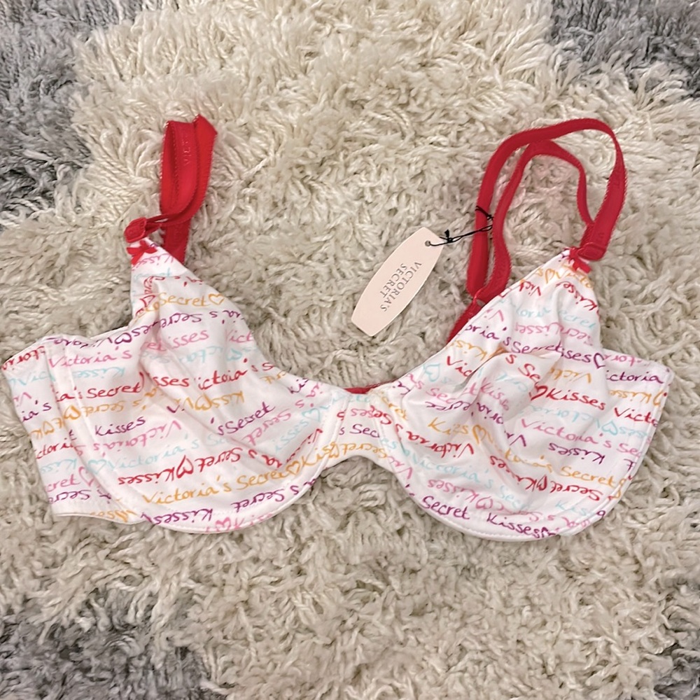 Victoria Secret Cotton Kisses Bra Size 34C